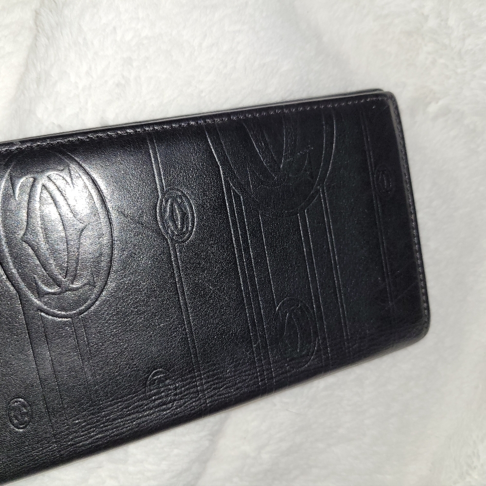 CARTIER 2C Logos Long Bifold Wallet